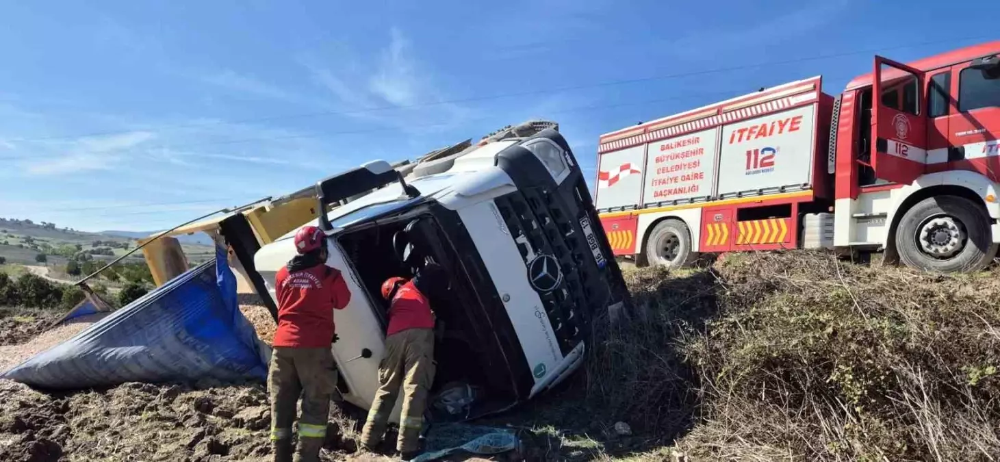 balikesirde trafik kazasi bir kisi yaralandi PlatVubY.jpg