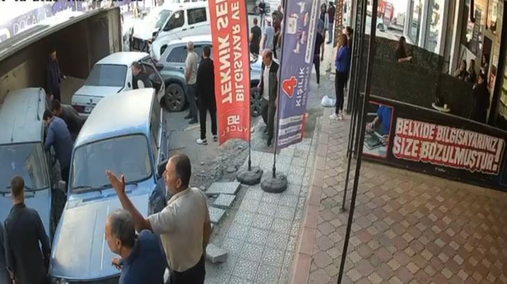 yer malatya freni arizalanan kamyon 15 araca carpti goruntuler kamerada 61aSvs9T