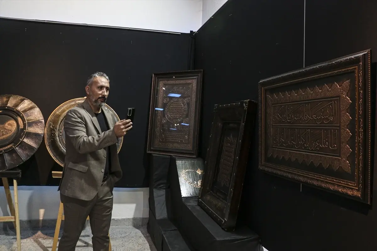 baskentte bakir rolyef ve hat sanati sergisi acildi Vr4EVLU5.jpg