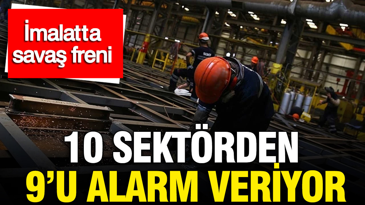 İSO Türkiye İmalat PMI Nisan 2026 Raporu: 10 Sektörden 9’unda Daralma Yaşanıyor