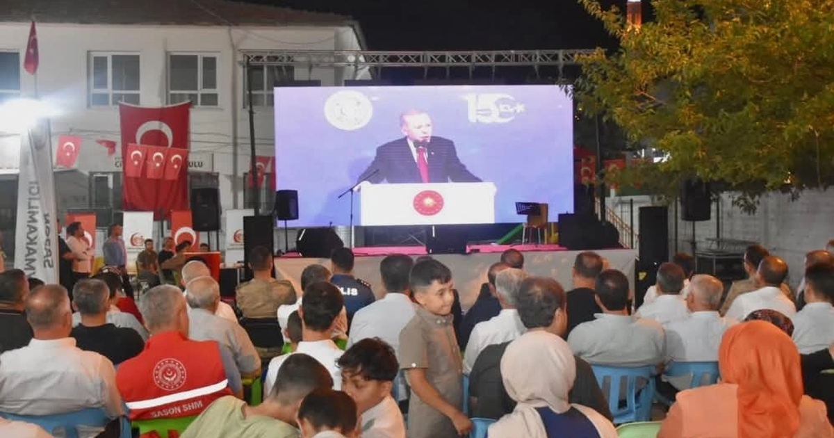 Sason 15 temmuzun 10 yilinda da meydanlardaydi cuxr3qYj